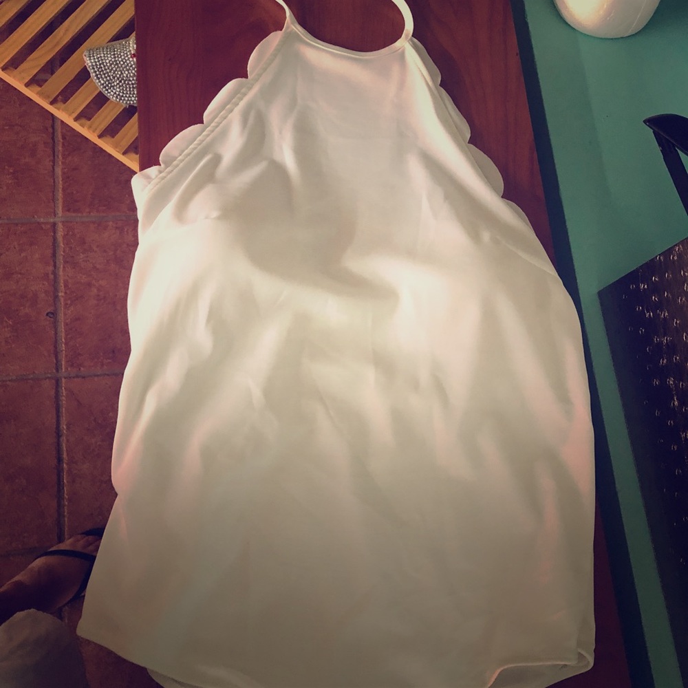 White One Piece Bathing Suit